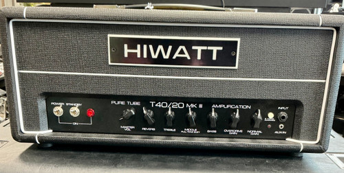 Vist Large View of Product Image Which is Used Hiwatt T40/20 MKIII Tube Amplifier Head