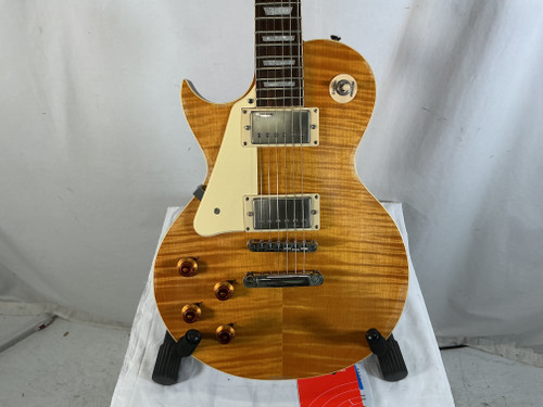 Vist Large View of Product Image Which is Used Vintage LEFT HANDED LEMON DROP LP STYLE LP Type Electric Guitar Honey Burst 6-String