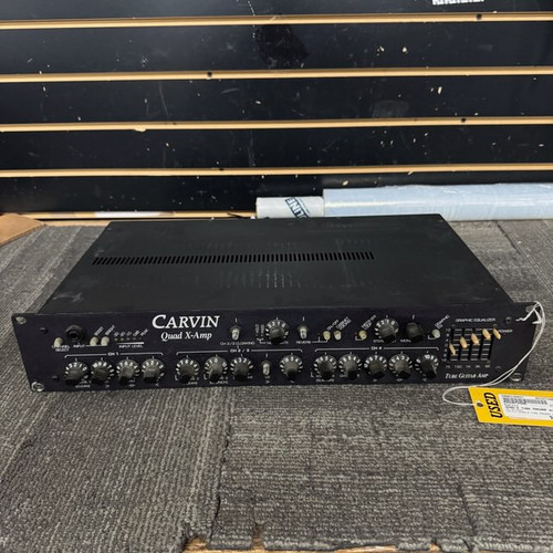 Vist Large View of Product Image Which is Used Carvin QUAD-X TUBE PREAMP W/FTSW RUFF Vintage Tube Guitar Head