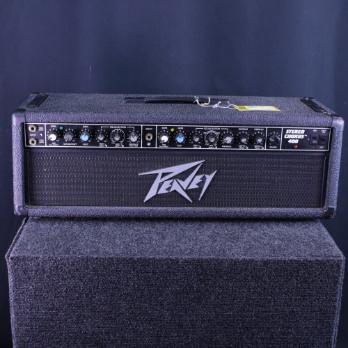 Vist Large View of Product Image Which is Used Peavey STEREO CHORUS 400 HEAD 90S RARE Solid State Guitar Head