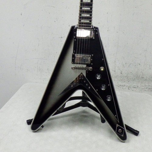 Vist Large View of Product Image Which is Used Epiphone Brent Hinds Signature V Pointy Electric Guitar Silver Burst 6-String
