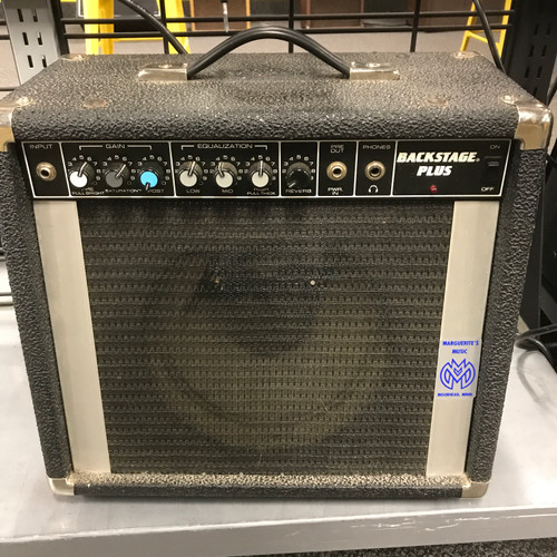 Vist Large View of Product Image Which is Used Peavey BACKSTAGE PLUS 1 x 10 Solid State Amplifier 1 x 10