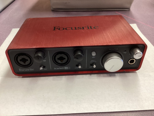 Vist Large View of Product Image Which is Used Focusrite SCARLETT 2I2 1ST GEN Computer Interface 2 A/D Recording Inputs