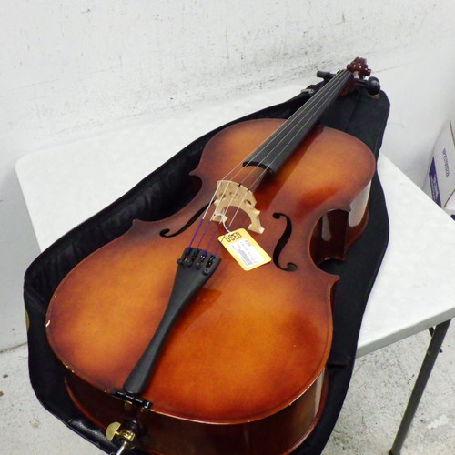 Vist Large View of Product Image Which is Used Strobel Mc-75 4/4 Cello with Bag and Bow    