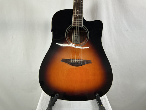 Vist Large View of Product Image Which is Used Hohner AS305 CETSB Laminate Top Acoustic Guitar Sunburst
