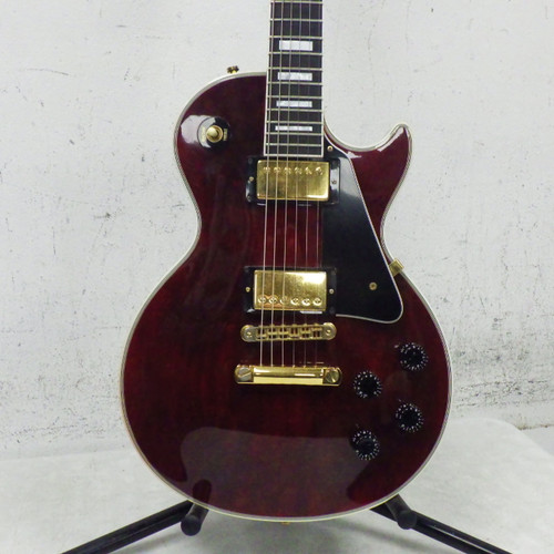 Vist Large View of Product Image Which is Used Gibson 1997 Les Paul Custom LP Type Electric Guitar Red 6-String