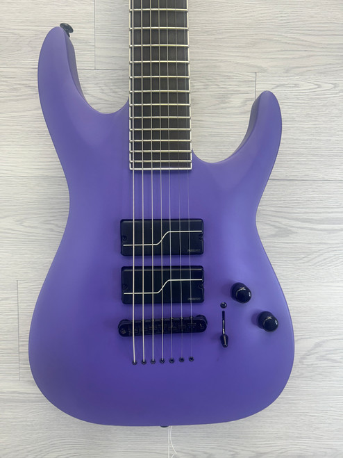 Vist Large View of Product Image Which is Used LTD SC-607B S Type Electric Guitar Purple 6-String