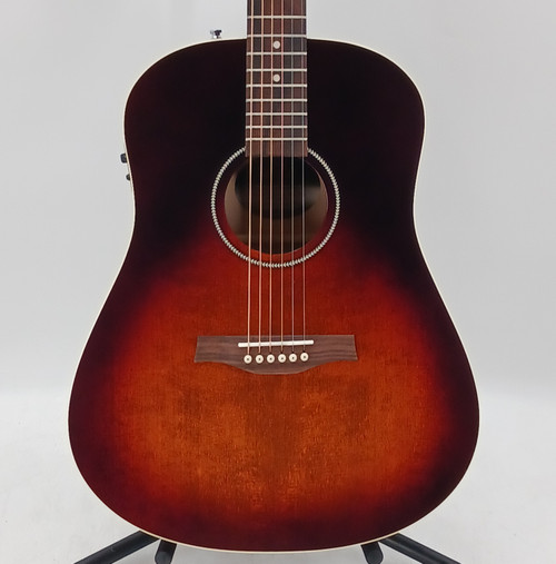 Vist Large View of Product Image Which is Used Seagull S6 ORIGINAL QIT BURNT UMBER Solid Top Acoustic Guitar Sunburst