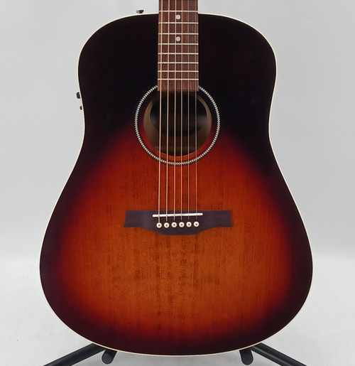 Vist Large View of Product Image Which is Used Seagull S6 ORIGINAL QIT BURNT UMBER Solid Top Acoustic Guitar Sunburst