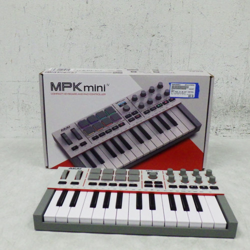 Vist Large View of Product Image Which is Used Akai Mpk Mini Iv 25 Key Controller  