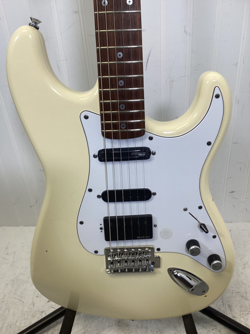 Vist Large View of Product Image Which is Used Squier AFFINITY STRAT HSS S Type Electric Guitar White 6-String