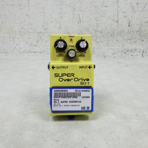 Vist Large View of Product Image Which is Used Boss SD-1 SUPER Overdrive Pedal