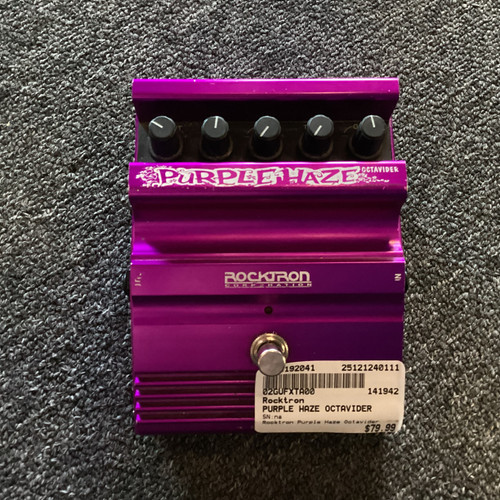 Vist Large View of Product Image Which is Used Rocktron PURPLE HAZE OCTAVIDER Pitch Pedal