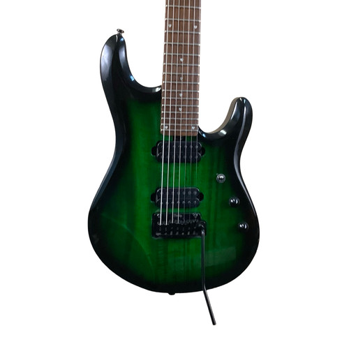 Vist Large View of Product Image Which is Used Sterling by Ernie Ball JP-150 JOHN PETRUCCI 7 STR Electric Guitar Green 7-String