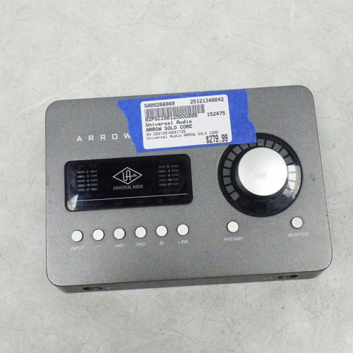 Vist Large View of Product Image Which is Used Universal Audio Arrow Solo Core Computer Interface 1 A/D Recording Inputs
