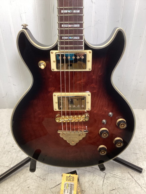 Vist Large View of Product Image Which is Used Ibanez IBANEZ AR325QA LP Type Electric Guitar Tobacco Sunburst 6-String