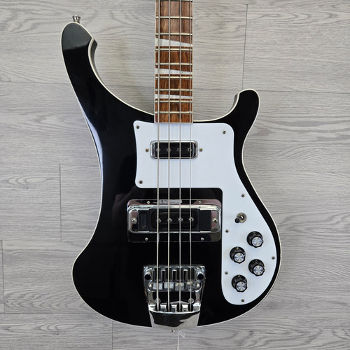 Vist Large View of Product Image Which is Used Rickenbacker 4003 Jetglo 4-String Bass 2017 Black w/OHSC