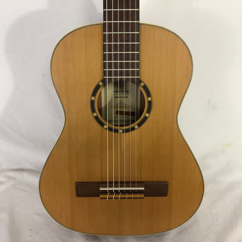 Vist Large View of Product Image Which is Used ORTEGA R122-1/2 Solid Top Acoustic Guitar Wood