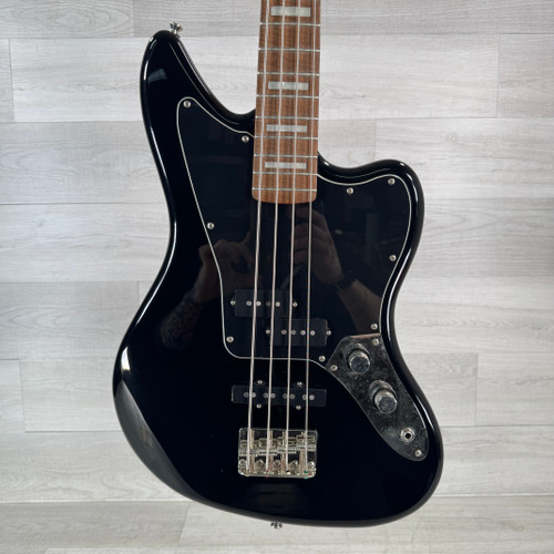 Vist Large View of Product Image Which is Used Squier Classic Vibe Jaguar Bass - Black