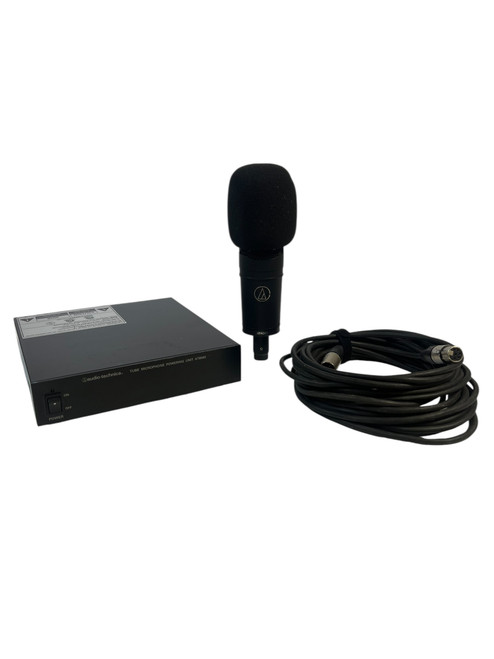 Vist Large View of Product Image Which is Used Audio Technica AT4060 TUBE CONDENSER W/ PREAMP & Microphone