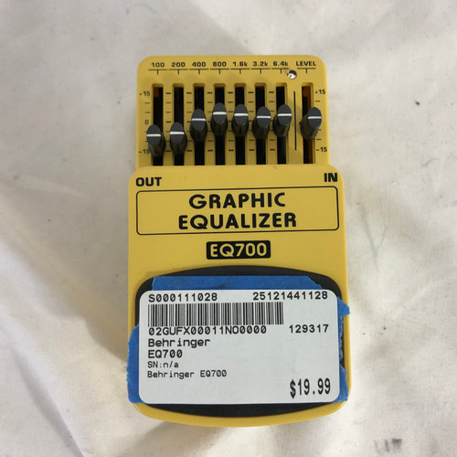Vist Large View of Product Image Which is Used Behringer EQ700 EQ Pedal