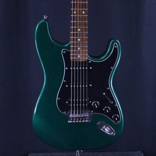 Vist Large View of Product Image Which is Used Squier STRAT HSS S Type Electric Guitar Green 6-String