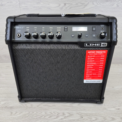 Vist Large View of Product Image Which is Used Line 6 Spider V 30 mkII Solid-State 30w Modeling Combo 1x8