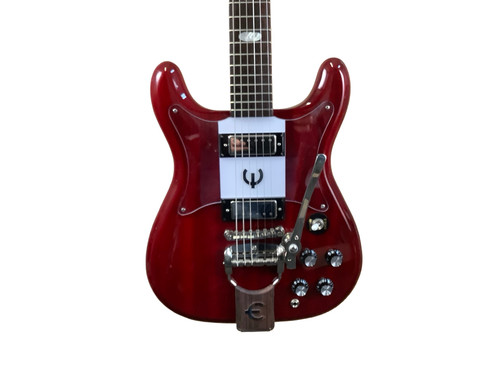 Vist Large View of Product Image Which is Used Epiphone NEWPORT Electric Guitar Red 6-String
