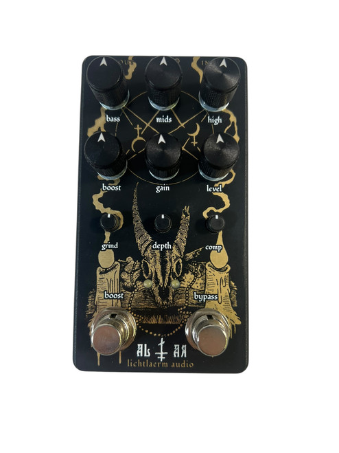 Vist Large View of Product Image Which is Used LICHTLAERM AUDIO ALTAR Fuzz Pedal (Modded HM-2 Circut)