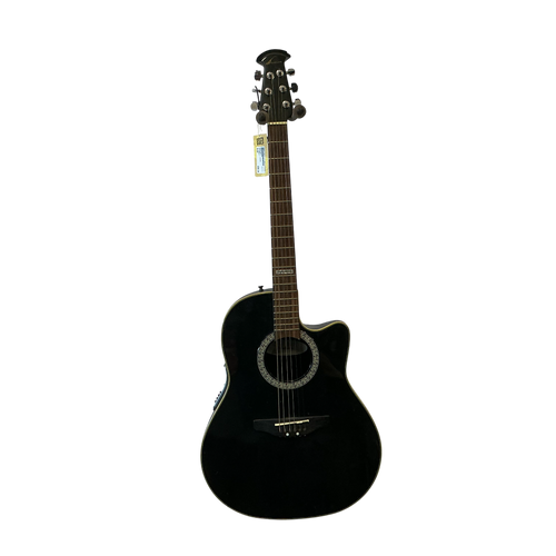 Vist Large View of Product Image Which is Used Ovation CELEBRITY CC026 Laminate Top Acoustic Guitar Black