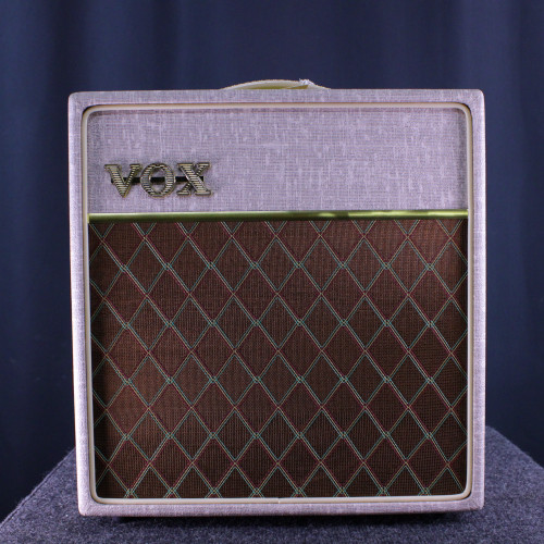 Vist Large View of Product Image Which is Used Vox AC4HW1 HAND WIRED 4 WATT AMP FAWN 1 x 12 Tube Combo Amplifier 1 x 12
