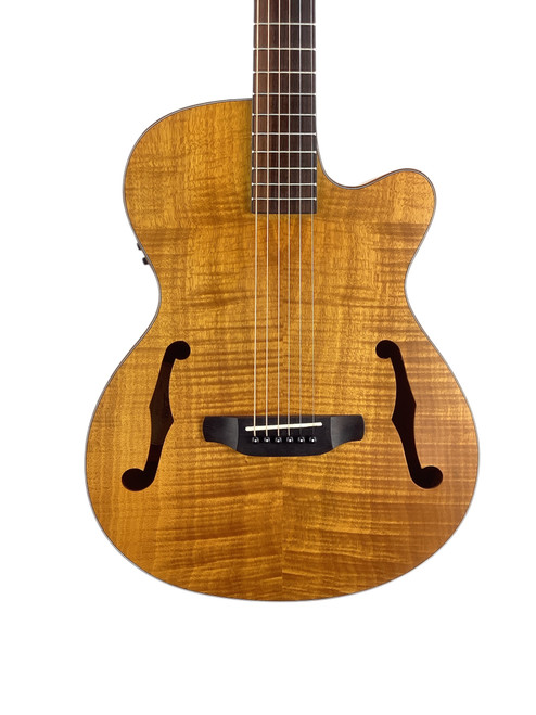 Vist Large View of Product Image Which is Used Aria FET-F2-STBR F-Hole Acoustic/Electric Guitar 