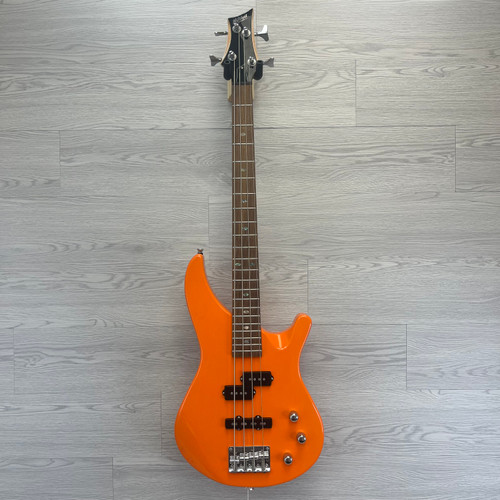Vist Large View of Product Image Which is Used Mitchell MB100OR Orange 4-String Bass