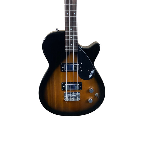 Vist Large View of Product Image Which is Used Gretsch ELECTROMATIC 4 STRING Bass Guitar Sunburst 4-String