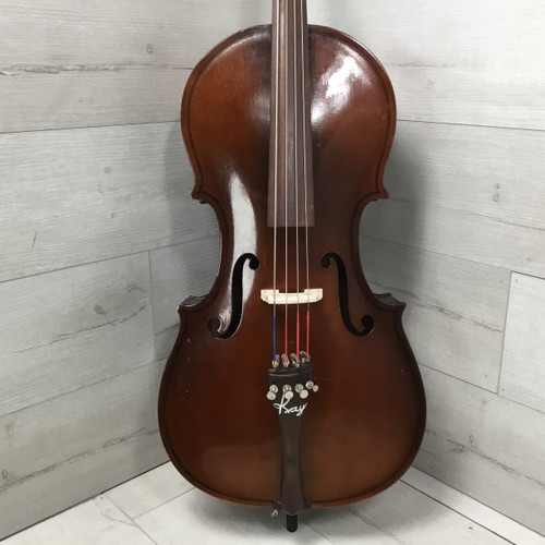 Vist Large View of Product Image Which is Used Kay Model 112 Vintage 1/2 Size Cello