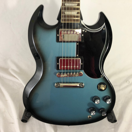 Vist Large View of Product Image Which is Used Gibson 2023 SG STANDARD Double Cut Electric Guitar Blue 6-String