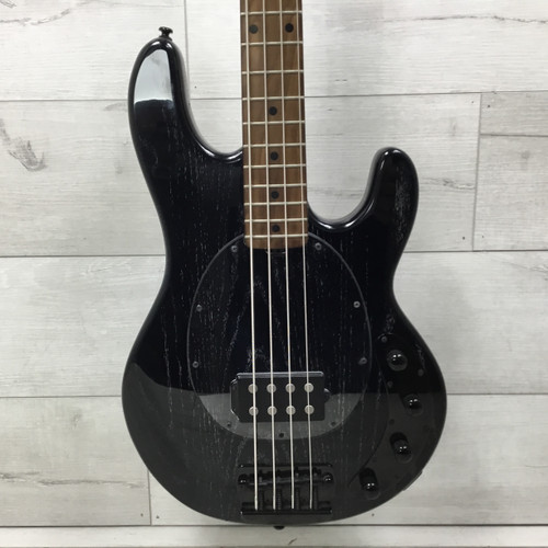 Vist Large View of Product Image Which is Used Sterling by Ernie Ball Stingray Ray34 Sassafras Bass Guitar Black