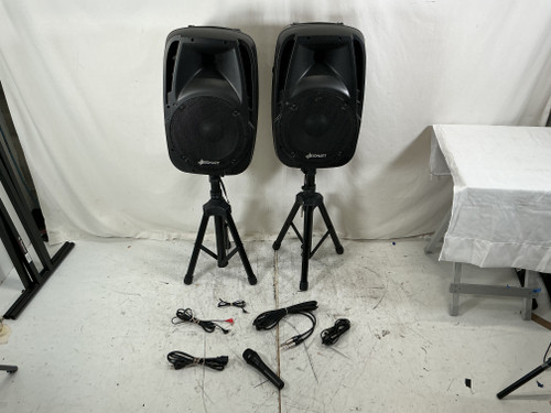Vist Large View of Product Image Which is Used SONART DUAL 10 SPEAKER PAIR SYSTEM Portable PA System Speaker