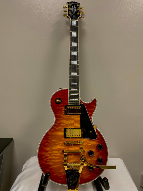 Vist Large View of Product Image Which is Used Gibson LES PAUL CUSTOM HONEYBURST LP Type Electric Guitar Honey Burst 6-String