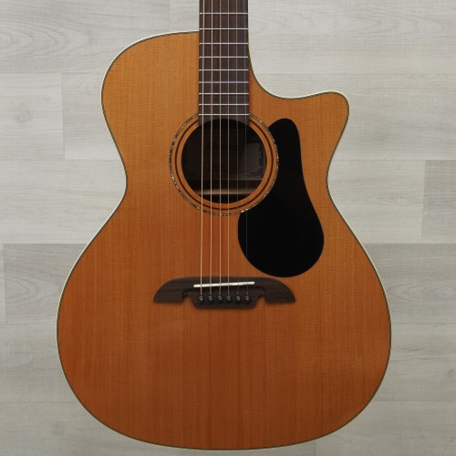 Vist Large View of Product Image Which is Used Alvarez AG75CE Natural Solid Top Acoustic Guitar Natural