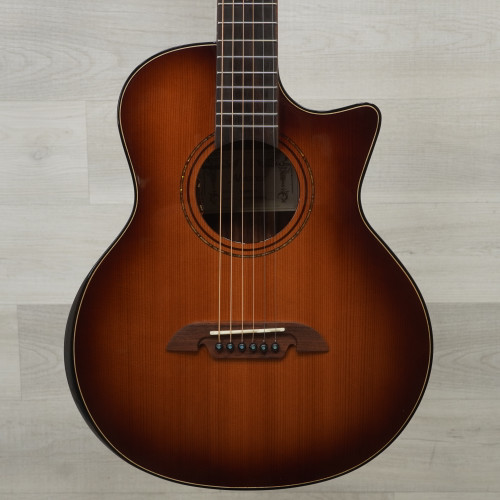 Vist Large View of Product Image Which is Used Alvarez LJE95CE Artist Elite Solid Top Acoustic Guitar Cherry Sunburst