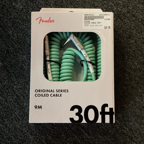 Vist Large View of Product Image Which is Used Fender COILED CABLE 30FT Instrument Cable