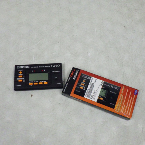 Vist Large View of Product Image Which is Used Boss TU-80 TUNER Instrument Tuner or Metronome