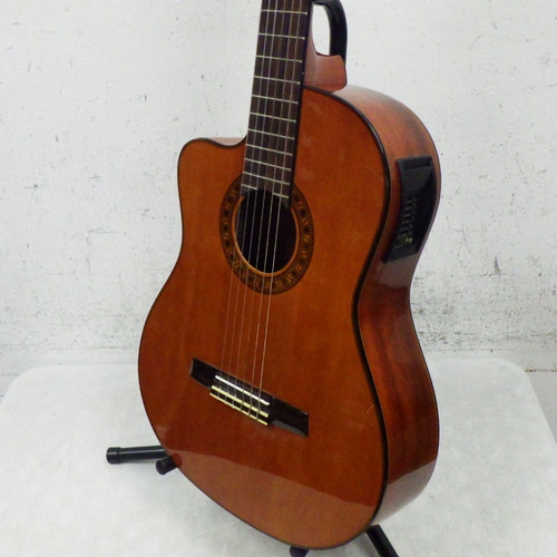 Vist Large View of Product Image Which is Used Valencia Cg190 Ce Classical Guitar  Acoustic Guitar Wood