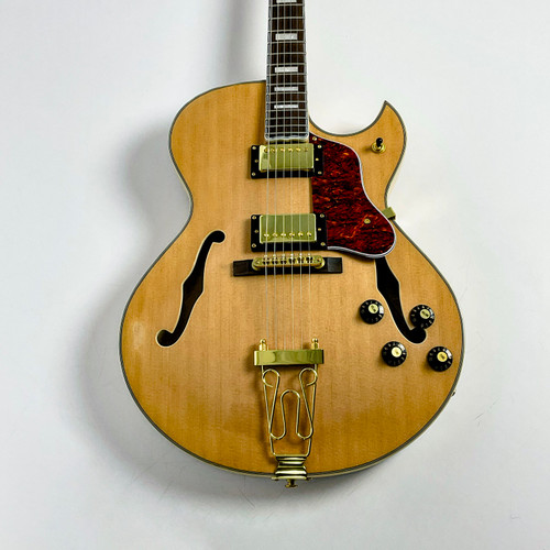 Vist Large View of Product Image Which is Used BL Jazz Archtop Semi-Hollow Electric Guitar Natural 6-String