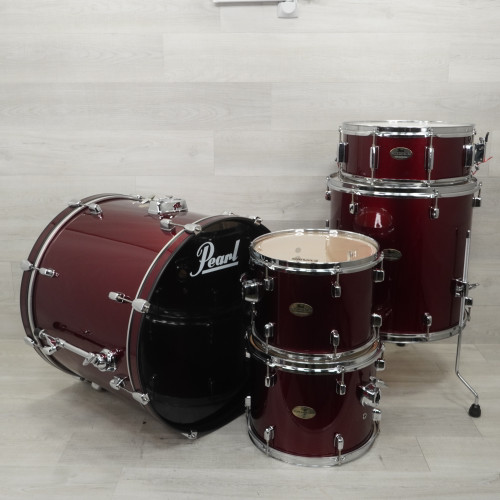 Vist Large View of Product Image Which is Used Pearl Forum Series Drum Shells And Hardware Red