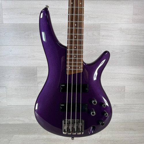 Vist Large View of Product Image Which is Used Ibanez SR300 4-string Bass - Deep Violet Metallic - AS IS - Warped Neck