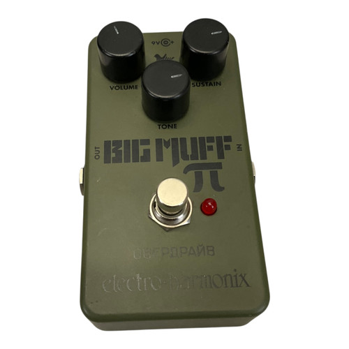 Vist Large View of Product Image Which is Used Electro Harmonix Green Russian Big Muff Pi Fuzz Pedal