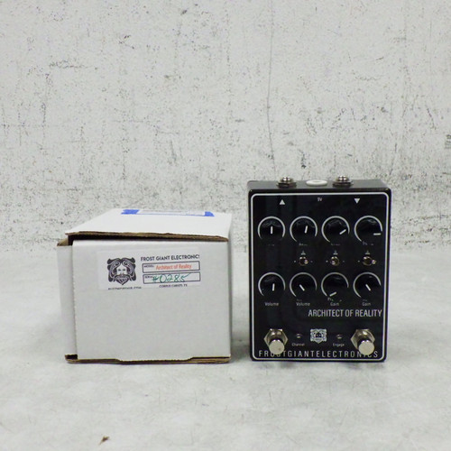 Vist Large View of Product Image Which is Used Frost Giant Architect of Reality Guitar PreAmp Pedal