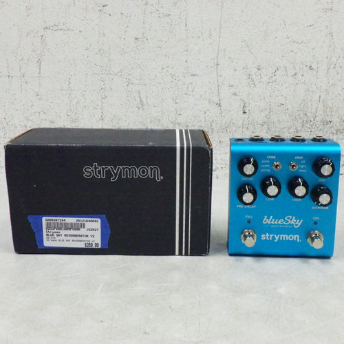 Vist Large View of Product Image Which is Used Strymon Blue Sky Reverberator V2 Reverb Pedal